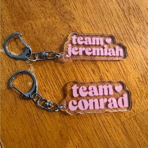 The Summer I Turned Pretty Pink Acrylic Keychains